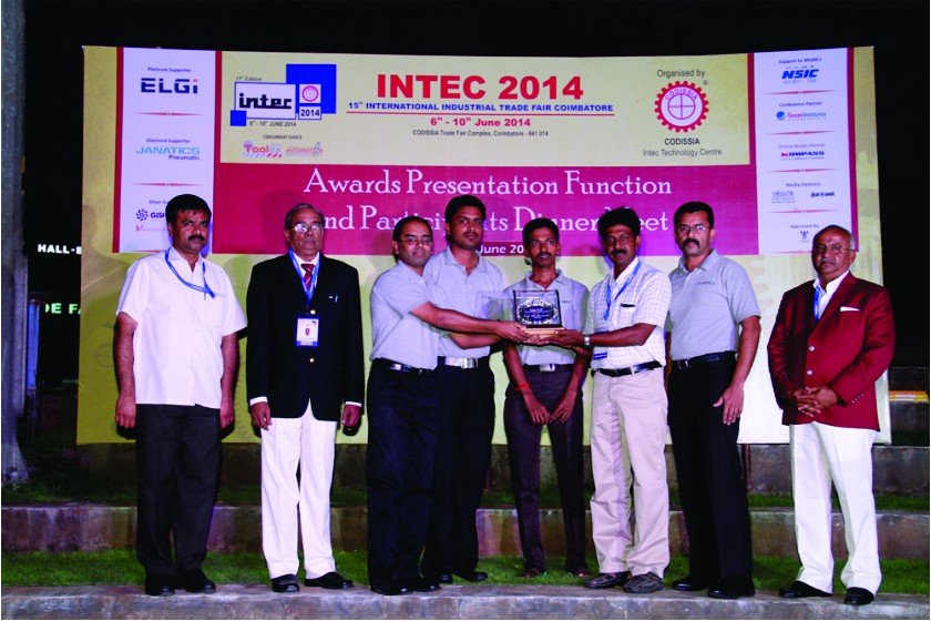Best Innovative design award at INTEC 2014